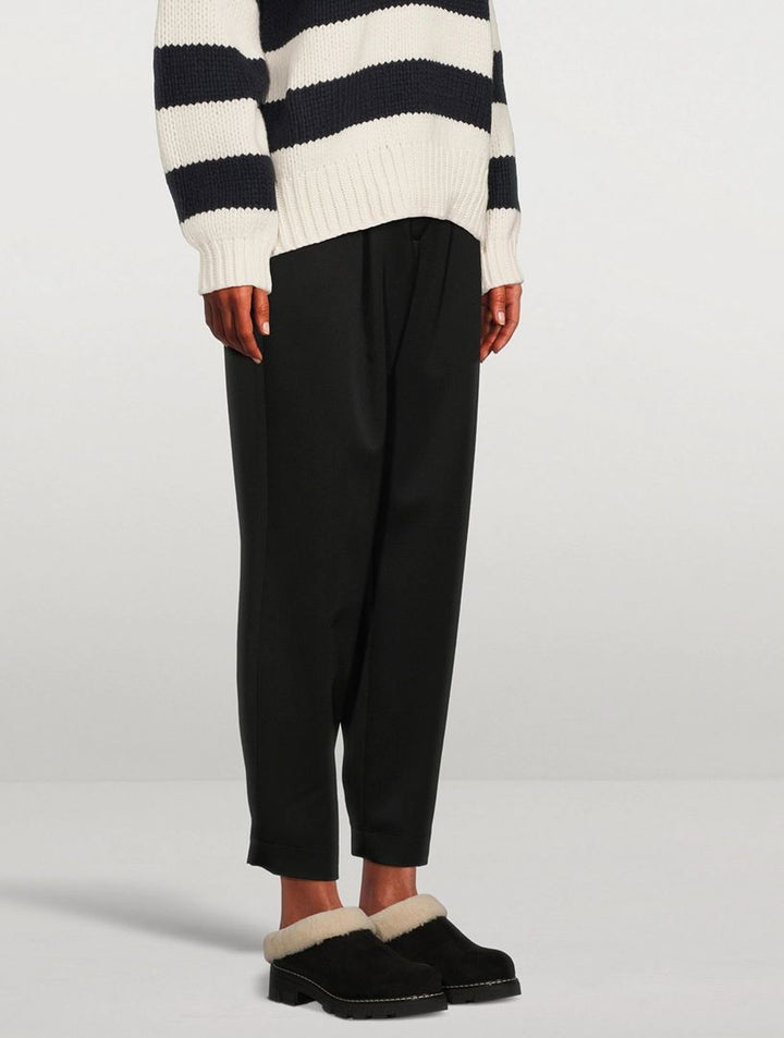 LA CANADIENNE- WOMEN'S ALWAYS SHEARLING-LINED SUEDE MULES