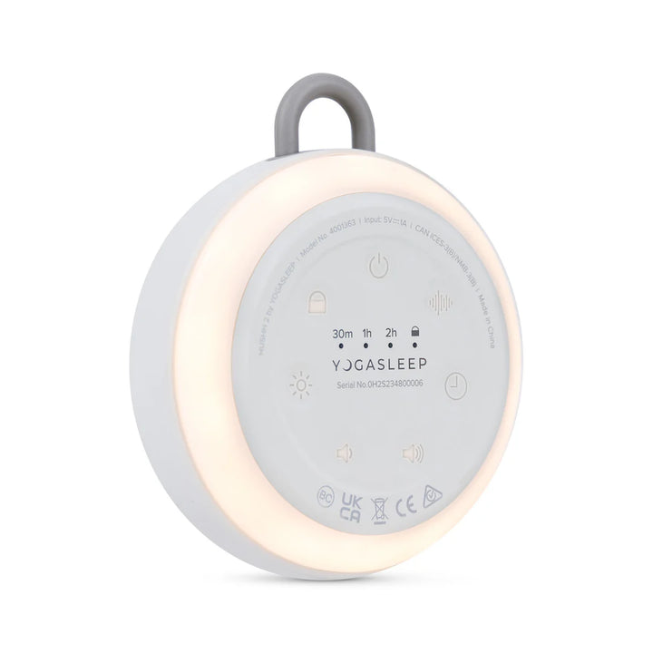 YOGASLEEP - HUSHH 2 TRAVEL SOUND MACHINE + NIGHT LIGHT