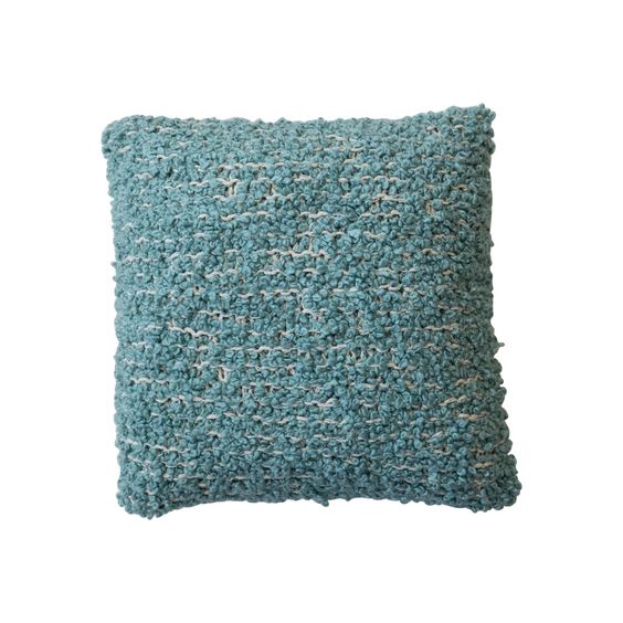 CREATIVE CO OP- WOVEN COTTON BLEND PILLOW