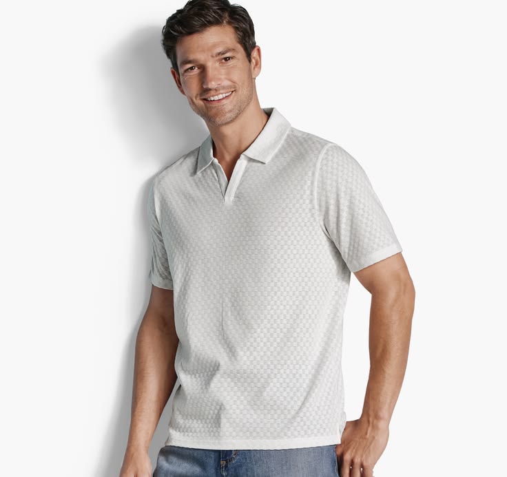 JOHNSTON & MURPHY - SEDONA V-NECK POLO