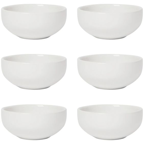 DANICA- WHITE PINCH BOWLS 