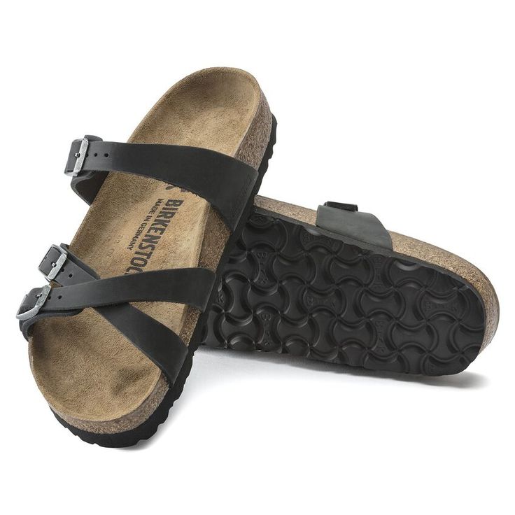 BIRKENSTOCK- FRANCA OILED LEATHER SANDAL