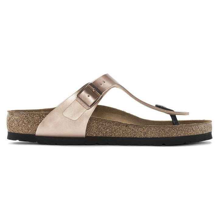 BIRKENSTOCK- WOMEN'S GIZAH METALLIC BIRKO-FLOR SANDAL