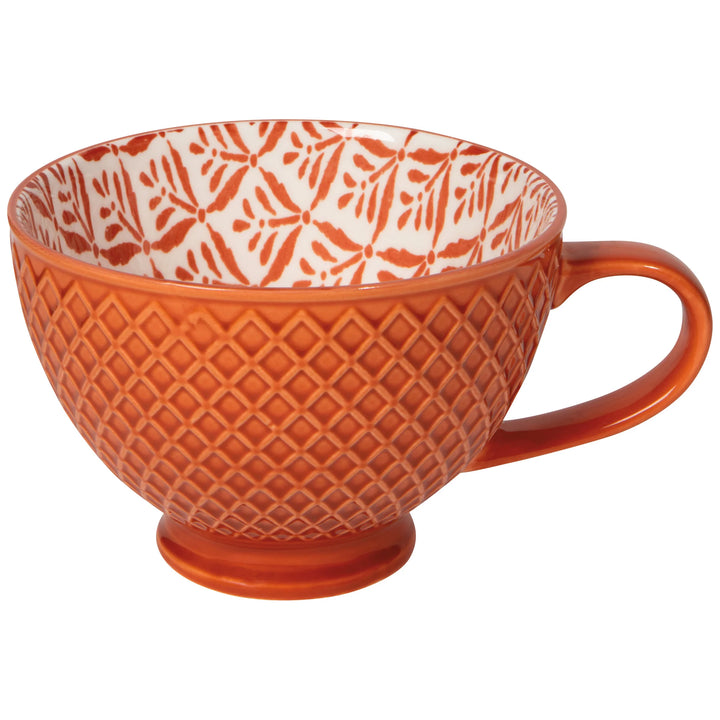 DANICA - MUG LATTE COPPER LEAVES