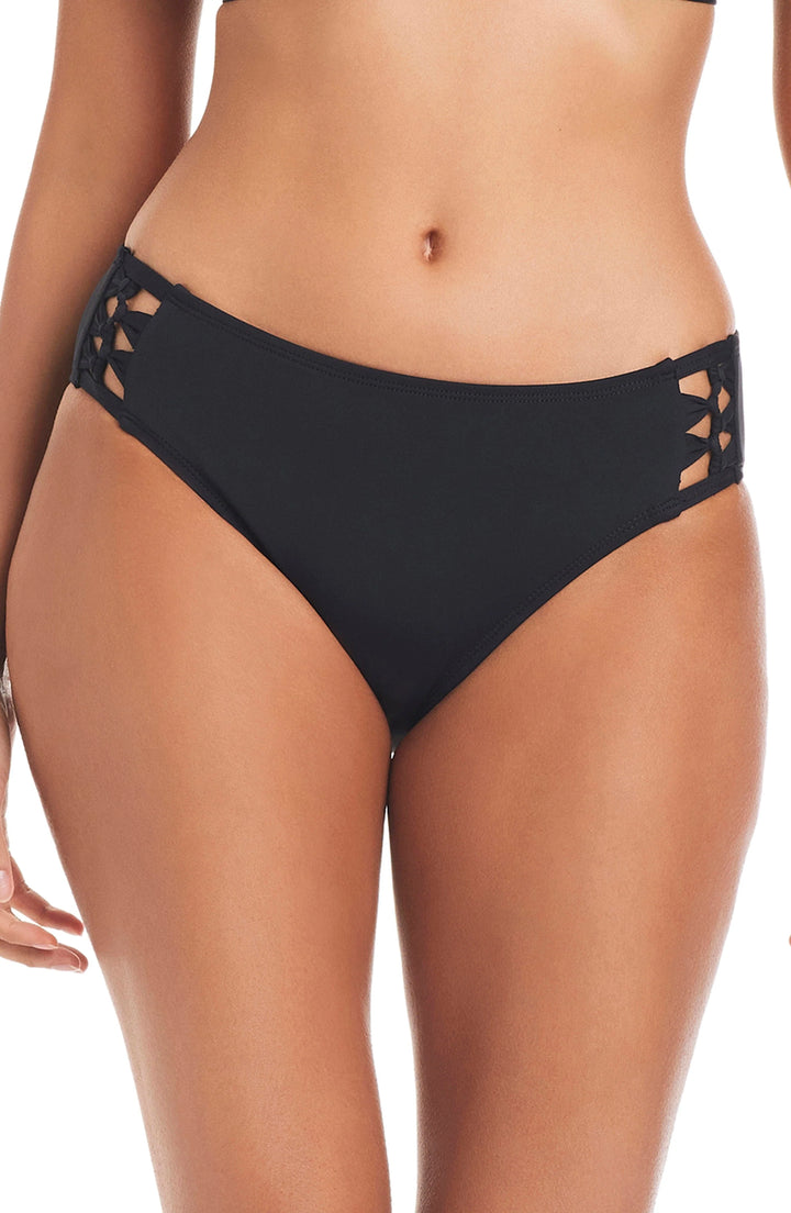 BLEU- WOMEN'S PULLING STIRINGS SWIM BOTTOM