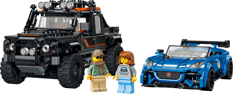 LEGO - 77264 - SPEED CHAMPIONS - JAGUAR PROJECT 7 & LAND ROVER DEFENDER  - 740PCS - F26