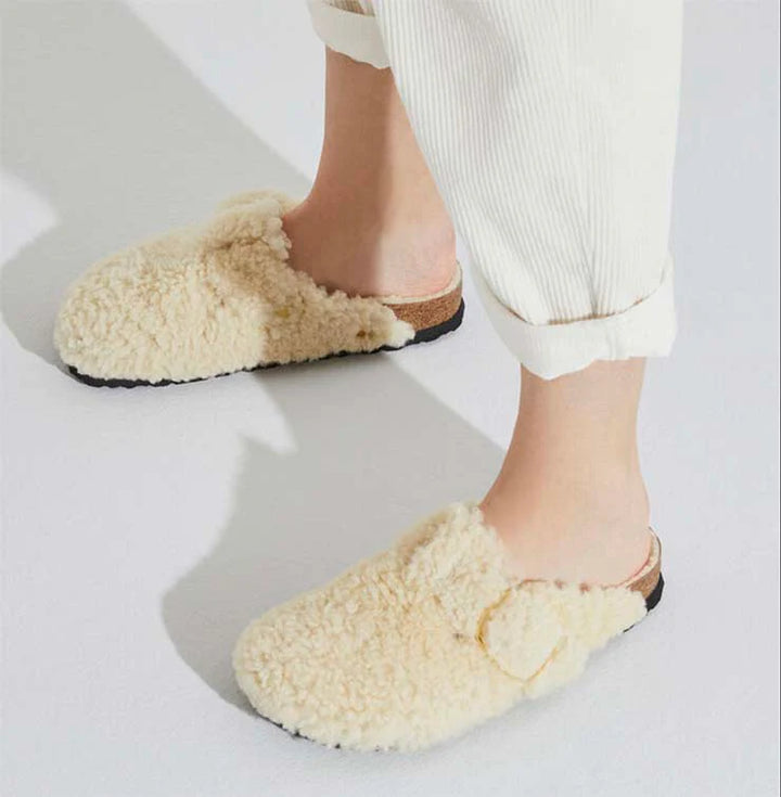 BIRKENSTOCK- BOSTON BIG BUCKLE SHEARLING CLOG