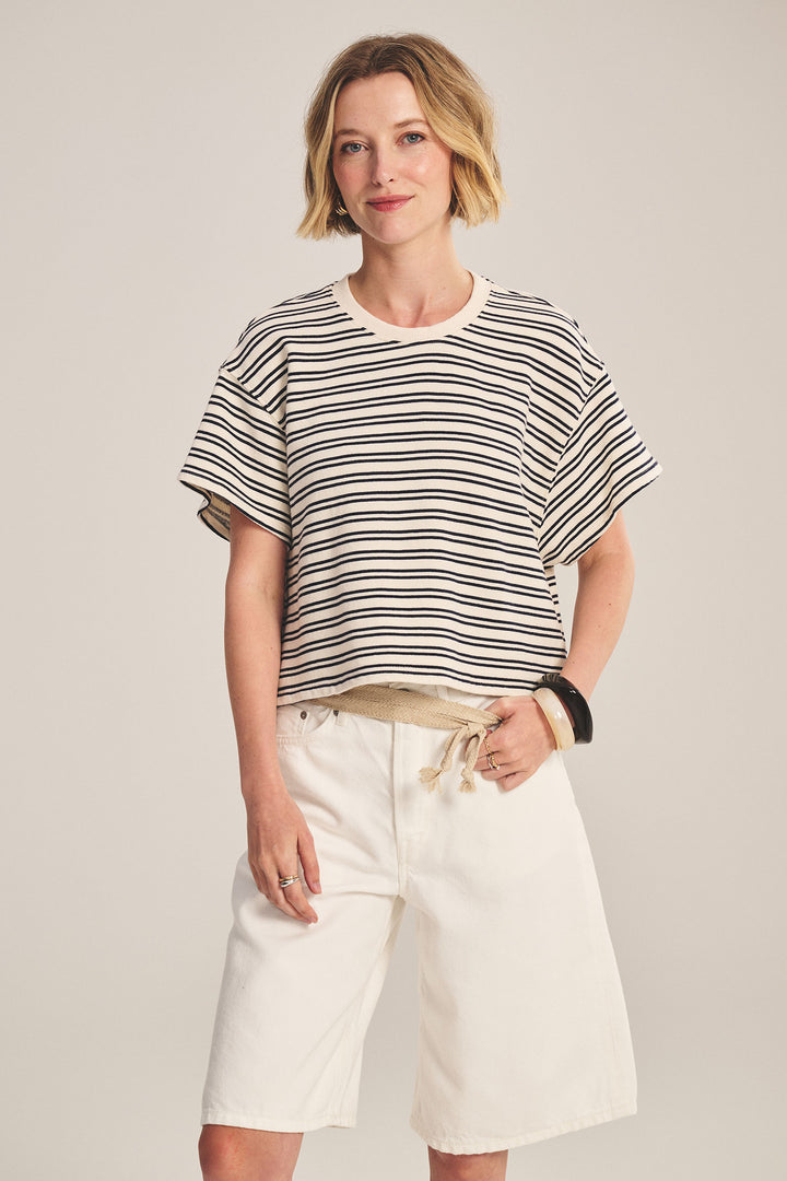VELVET - VINTAGE STRIPE TERRY TOP BRISSA07