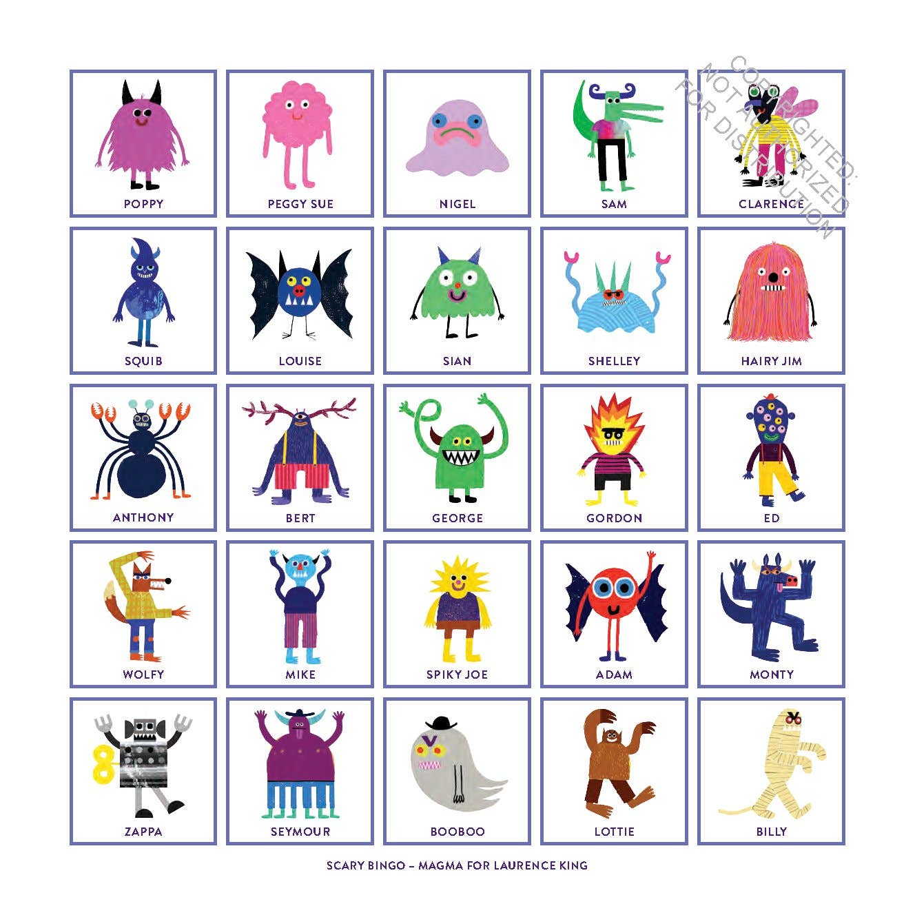 Scary Bingo