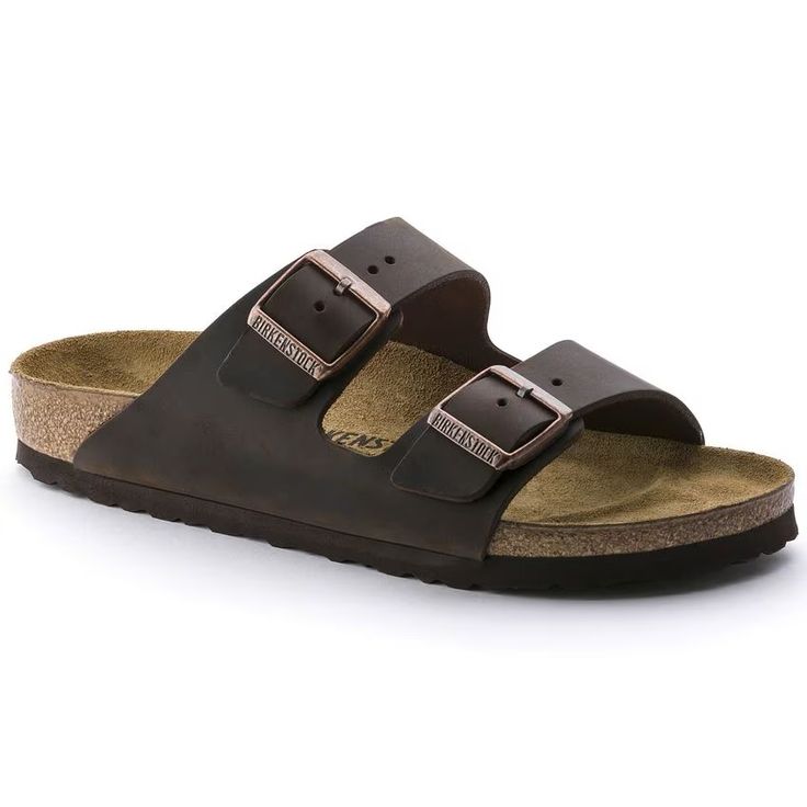 BIRKENSTOCK- ARIZONA OILED LEATHER SANDAL