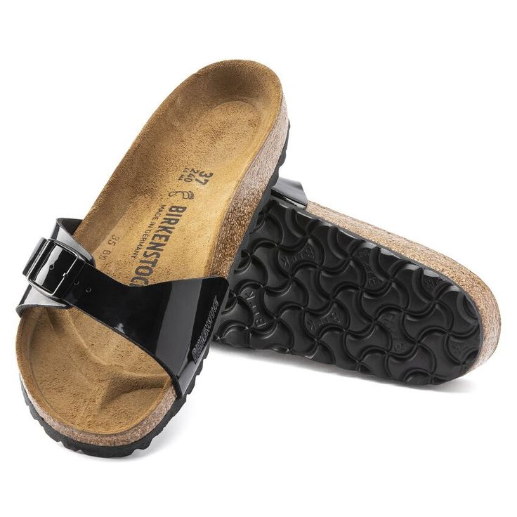 BIRKENSTOCK- MADRID BIRKO-FLOR PATENT SANDAL