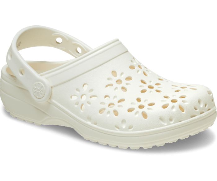 CROCS- KIDS FLORAL CUT-OUT CLOG