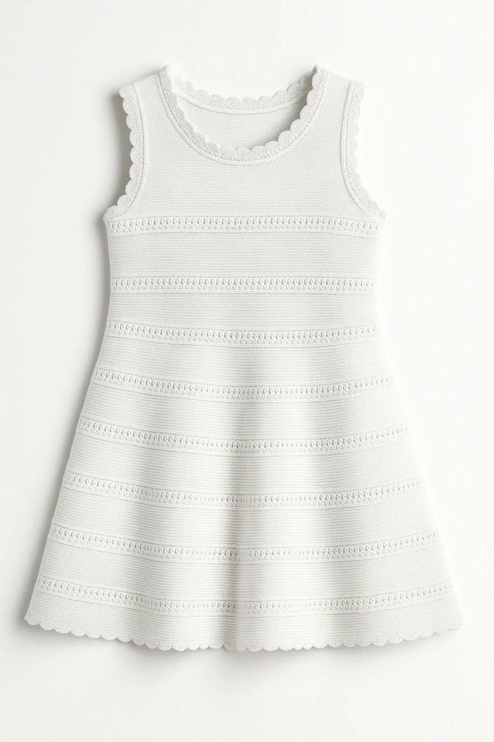 LIMEAPPLE -Cali Crochet Flare Summer Dress