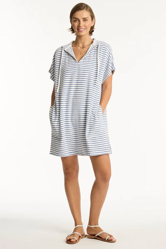 SEA LEVEL- WOMEN'S SURF PONCHO COVER UP