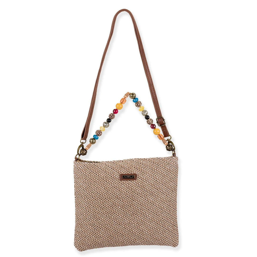 SUN 'N' SAND - CE6745 POLY STRAW CROSSBODY