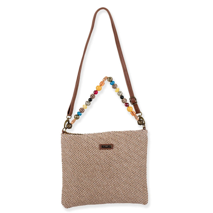 SUN 'N' SAND - CE6745 POLY STRAW CROSSBODY