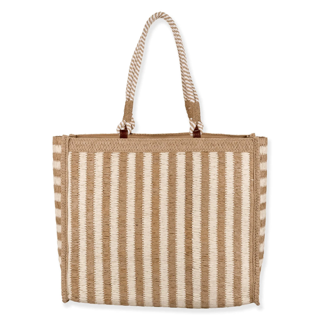 SUN 'N' SAND - CE6874 PAPER STRAW SHOULDER TOTE