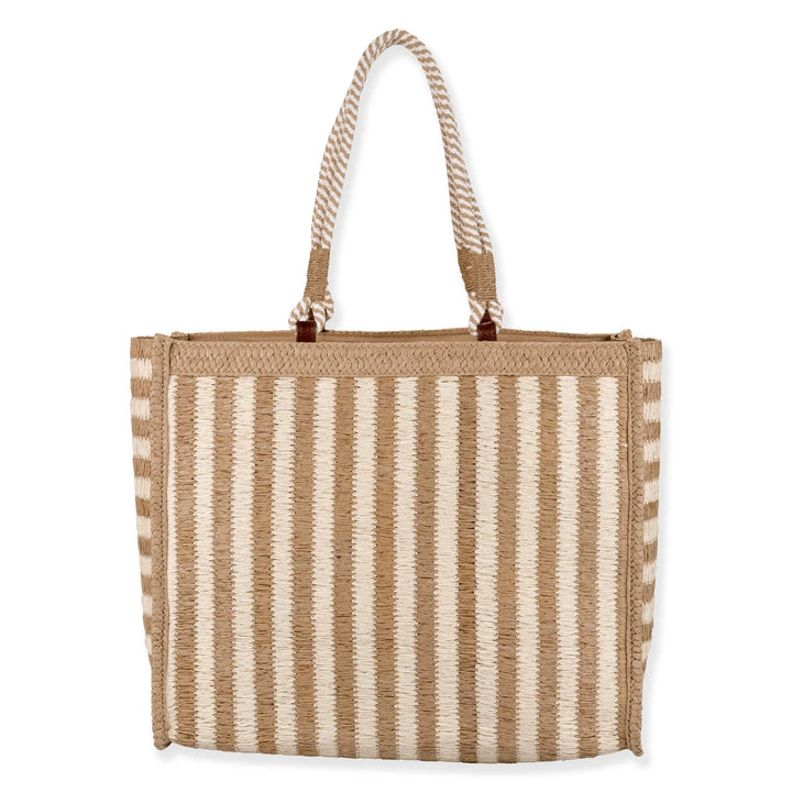 SUN 'N' SAND - CE6874 PAPER STRAW SHOULDER TOTE