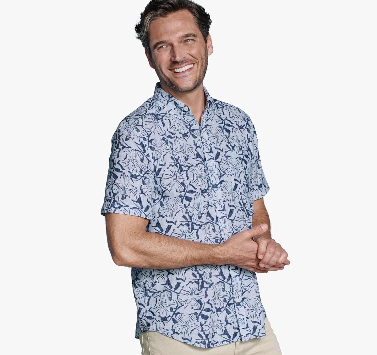 JOHNSTON & MURPHY - HAMPTON SHORT-SLEEVE SHIRT