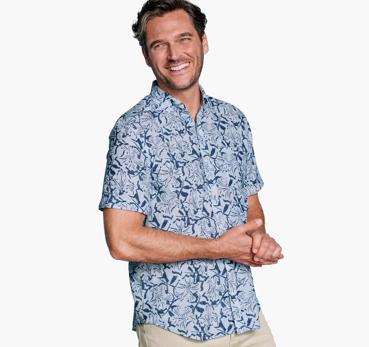JOHNSTON & MURPHY - HAMPTON SHORT-SLEEVE SHIRT