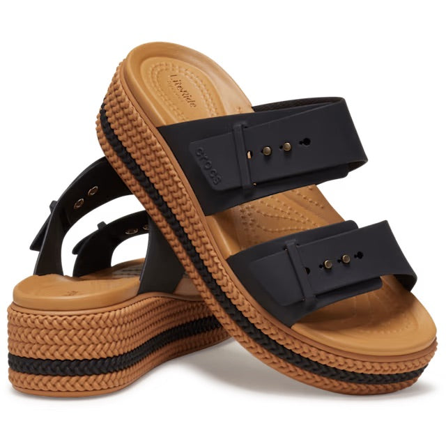 CROCS- WOMEN'S BROOKLYN WOVEN BUCKLE SANDAL