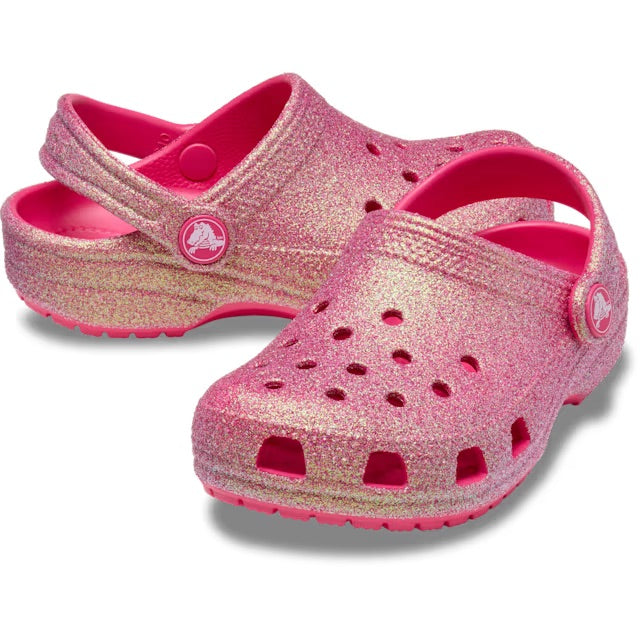 CROCS- KIDS CLASSIC IRIDESCENT GLITTER CLOG