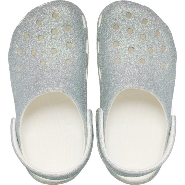 CROCS- KIDS CLASSIC IRIDESCENT GLITTER CLOG