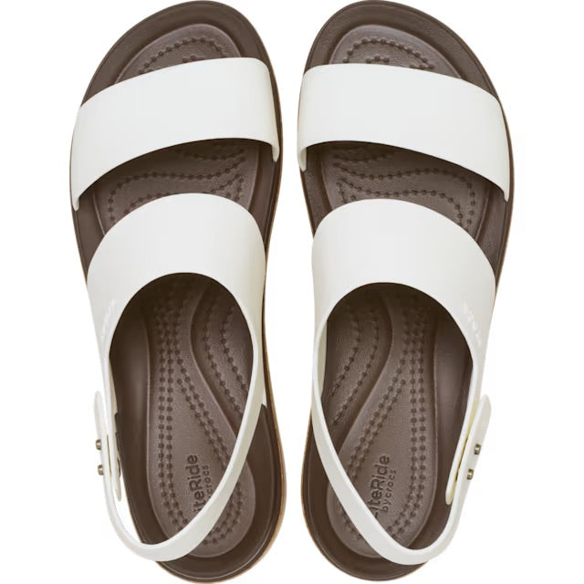 CROCS- WOMEN'S BROOKLYN CORK LOW WEDGE SANDAL