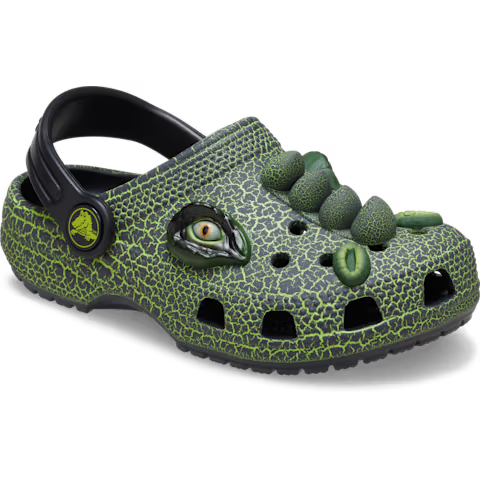 CROCS  - CLASSIC IAM SCARY DINO CLOG T BLACK