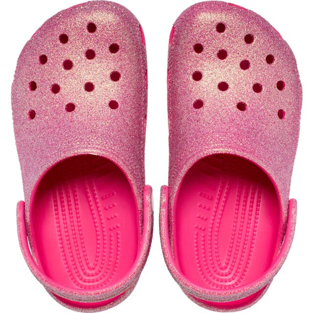 CROCS- KIDS CLASSIC IRIDESCENT GLITTER CLOG
