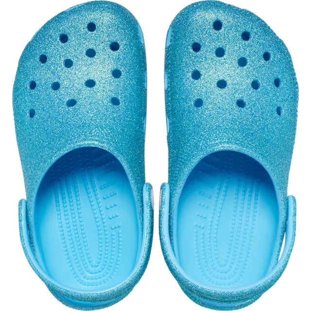 CROCS- KIDS CLASSIC IRIDESCENT GLITTER CLOG
