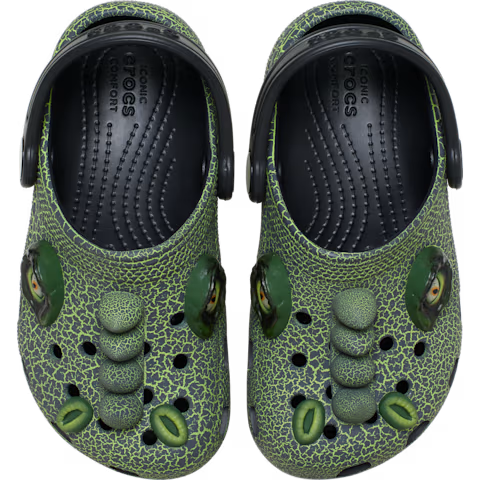 CROCS  - CLASSIC IAM SCARY DINO CLOG T BLACK
