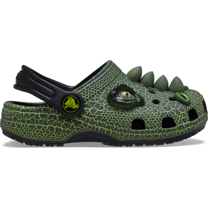 CROCS  - CLASSIC IAM SCARY DINO CLOG T BLACK