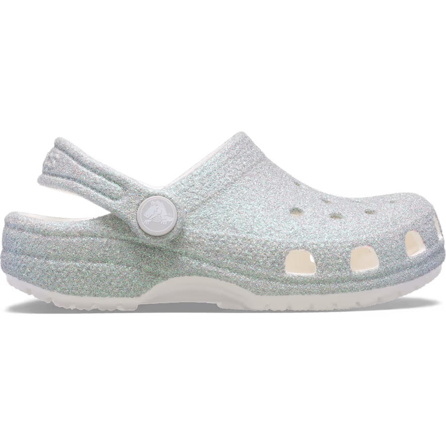 CROCS- LITTLE KIDS CLASSIC IRIDESCENT GLITTER CLOG