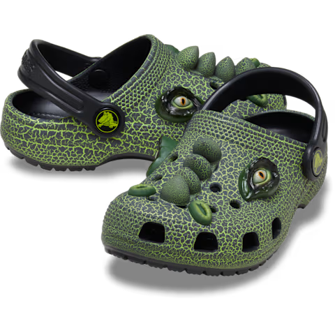 CROCS  - CLASSIC IAM SCARY DINO CLOG T BLACK