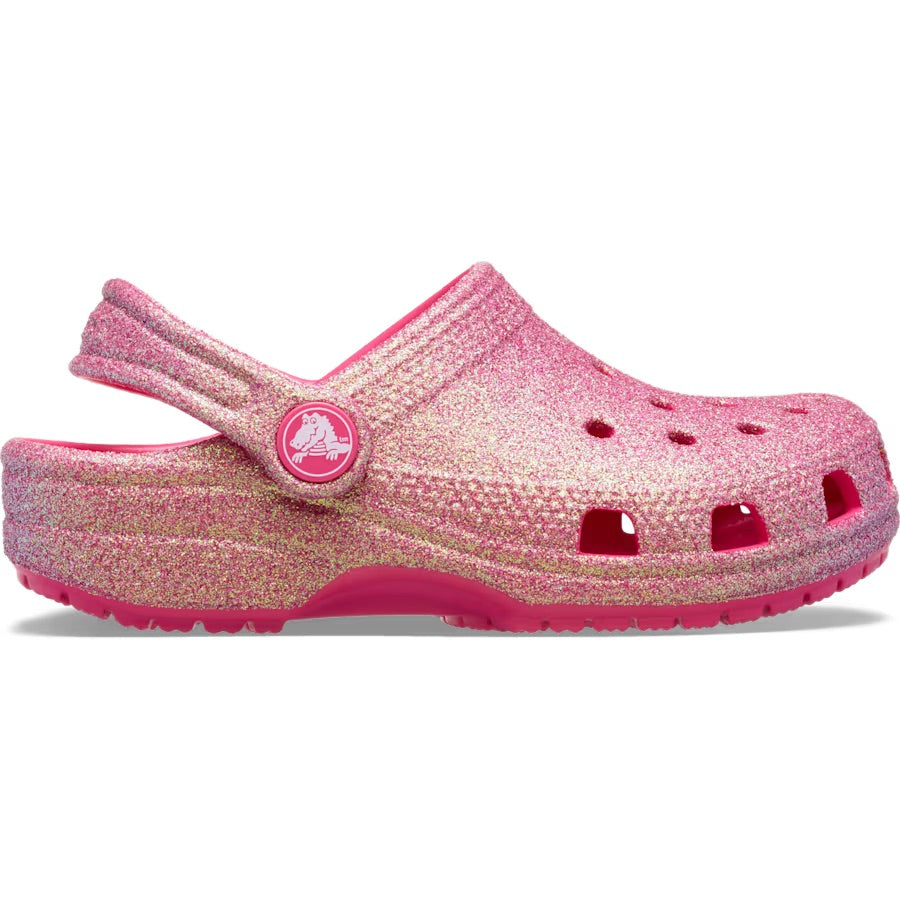 CROCS- KIDS CLASSIC IRIDESCENT GLITTER CLOG