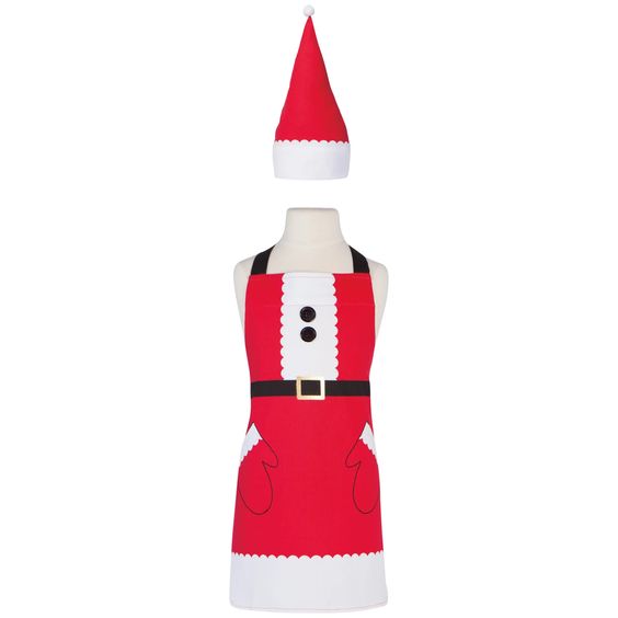 DANICA- SANTA DAYDREAM KIDS APRON & HAT 