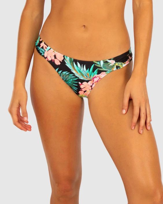 BAKU- WOMEN'S BERMUDA FLORAL HIPSTER SWIM BOTTOM