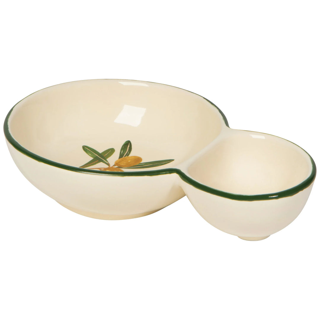 DANICA - DISH DIVIDED OLIVE
