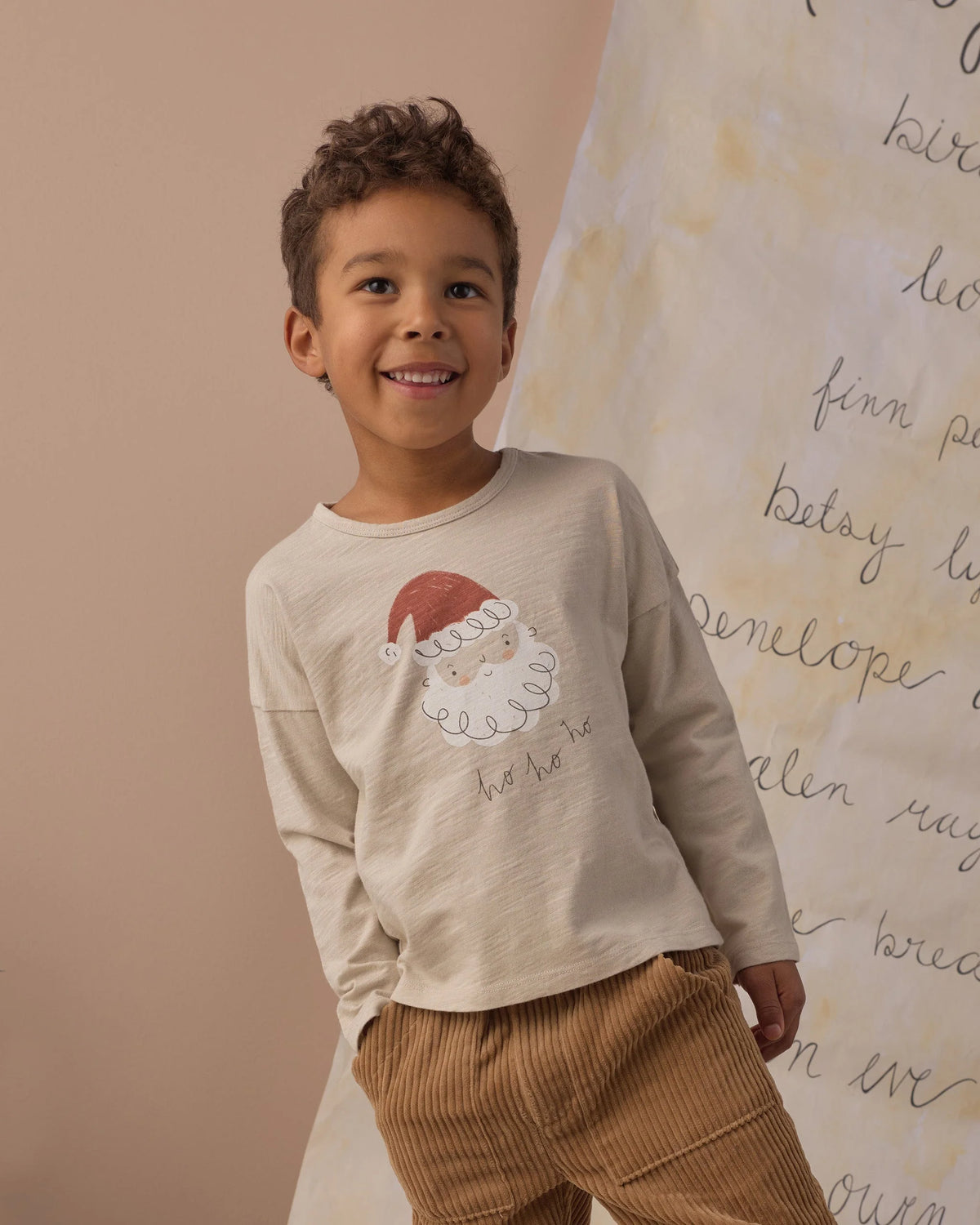 RYLEE + CRU - LONG SLEEVE SANTA TEE