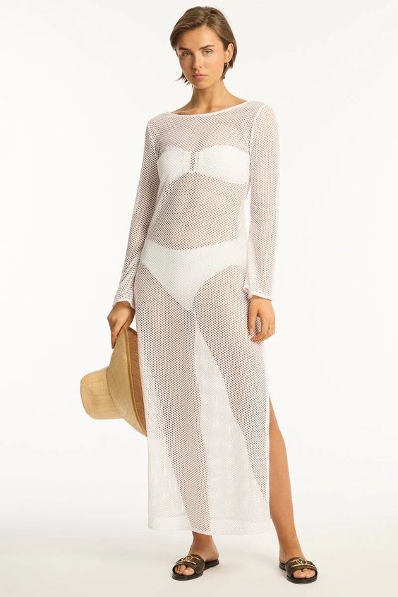SEA LEVEL- WOMEN'S SURF MESH DRESS COVER UP