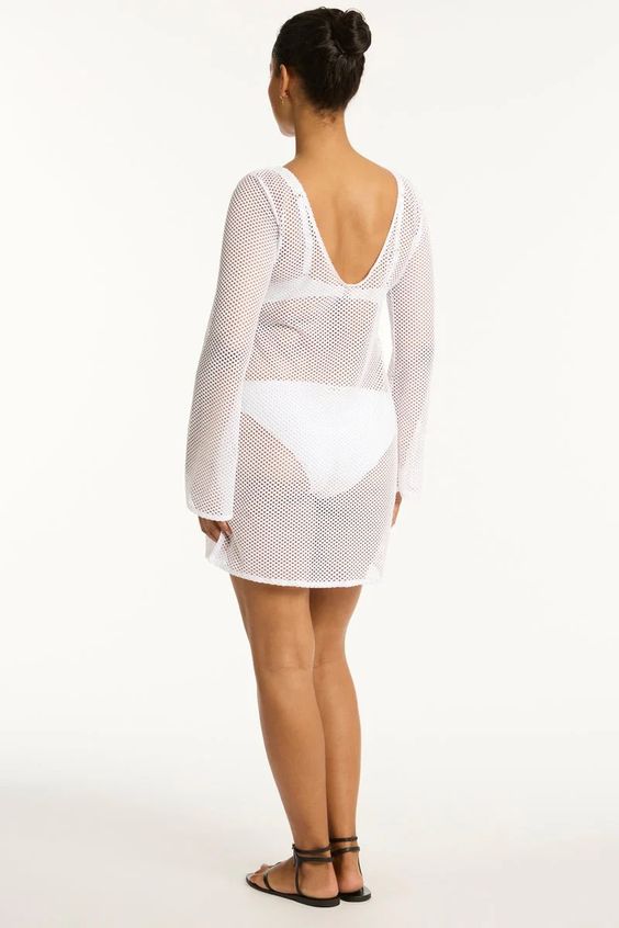 SEA LEVEL- WOMEN'S SURF MESH COVER UP