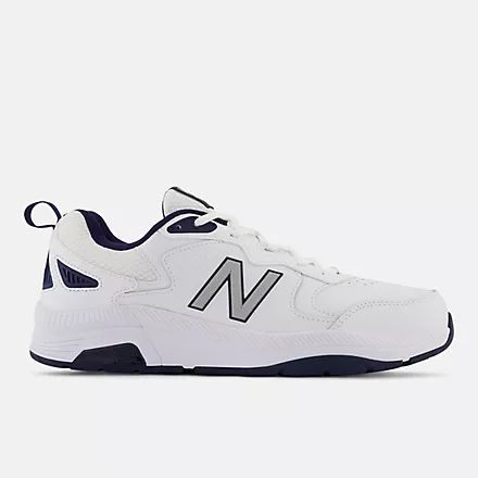 NEW BALANCE- MEN'S MX857WN3 SHOE WHITE/ NAVY