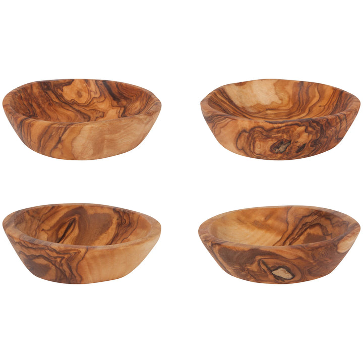 DANICA - SET/4 PINCH BOWL OLIVE WOOD