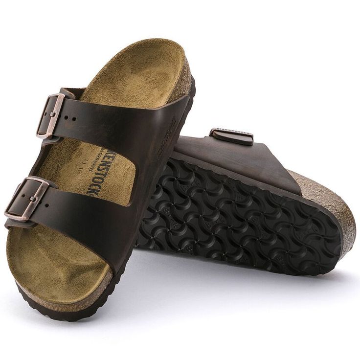 BIRKENSTOCK- ARIZONA OILED LEATHER SANDAL