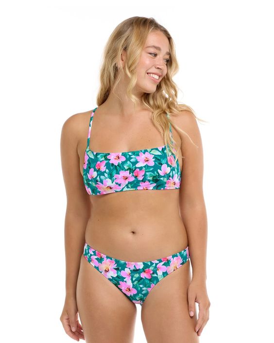 EIDON- WOMEN'S ROSE SWIM TOP