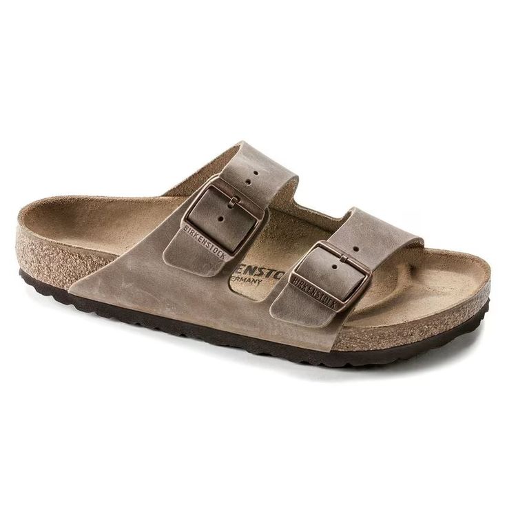 BIRKENSTOCK- ARIZONA OILED LEATHER SANDAL