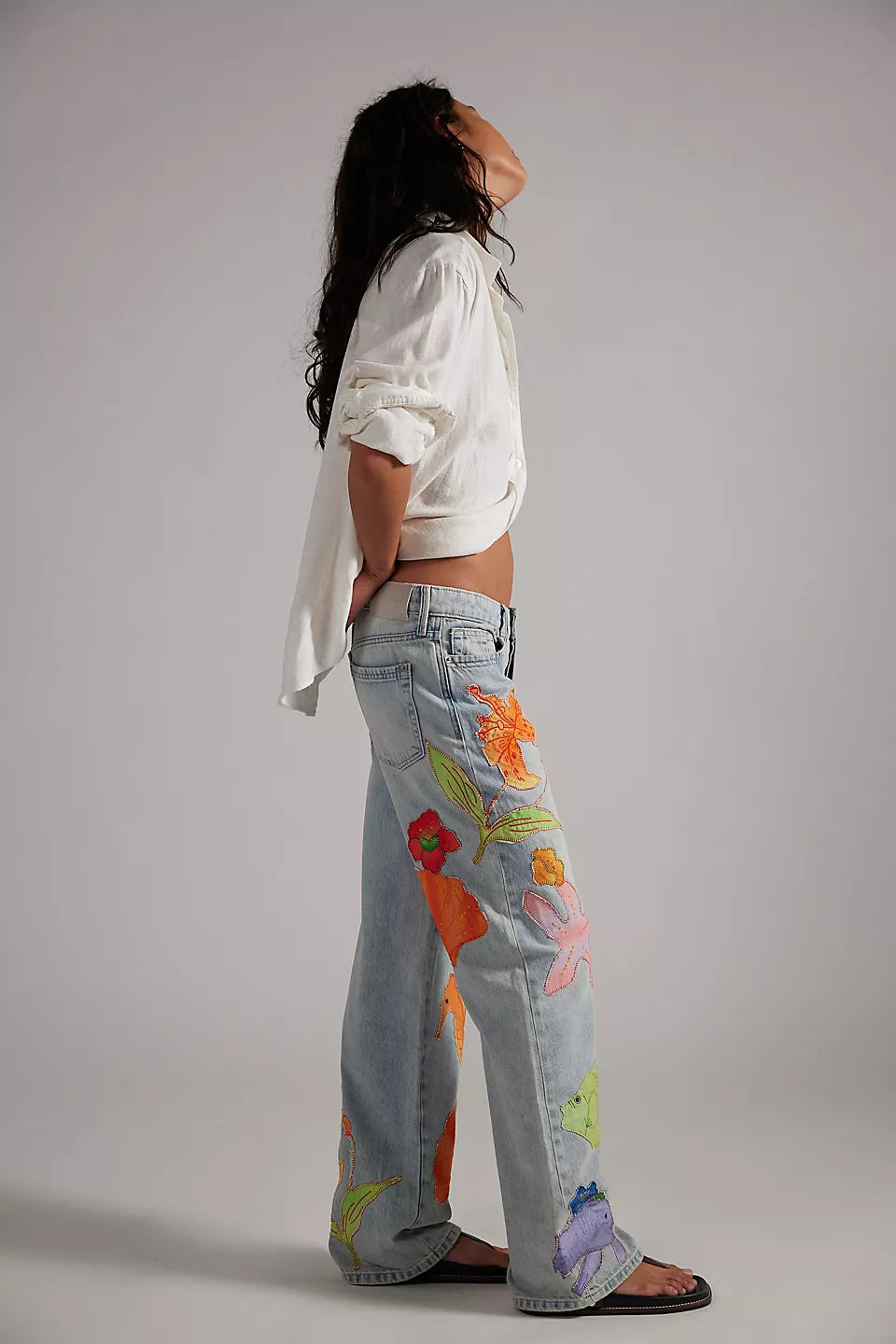 FREE PEOPLE - SURFSIDE PATCHED JEAN