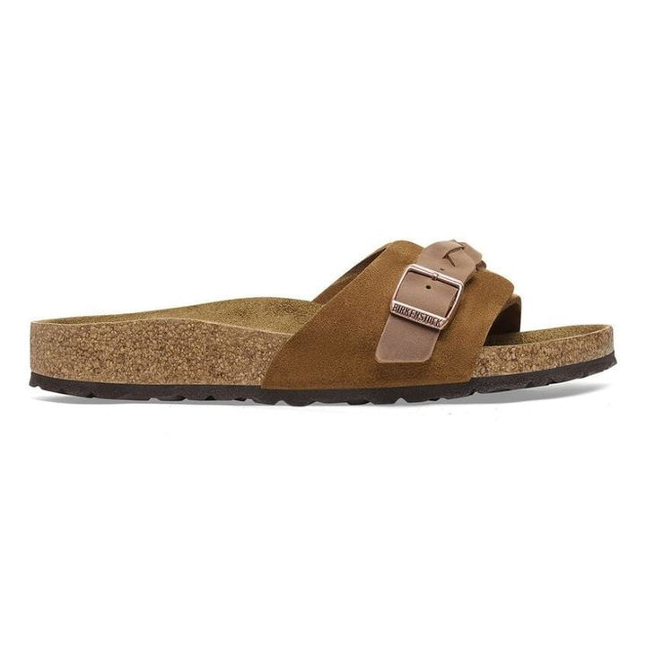 BIRKENSTOCK- OITA BRAIDED SUEDE LEATHER SANDAL