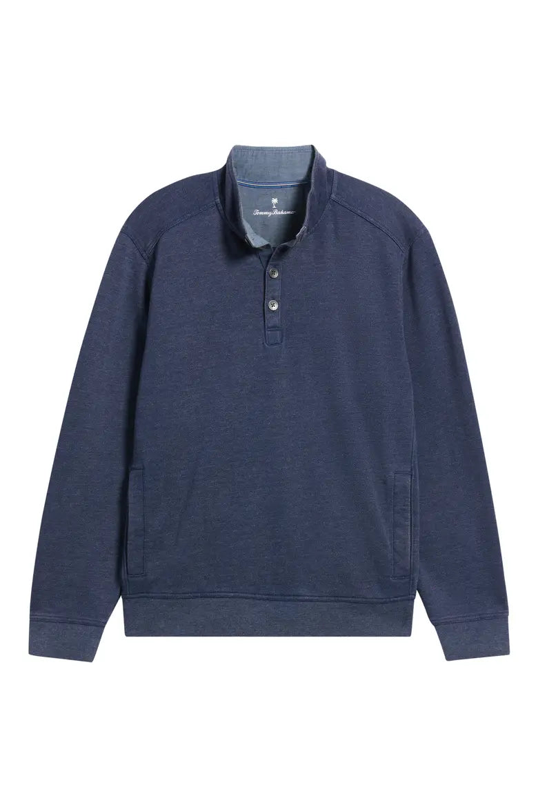 TOMMY BAHAMA - CASCADE FADE BUTTON MOCK